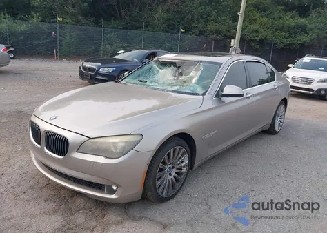 2012 BMW 750Li из США, поврежденный, VIN WBAKB8C55CC965123